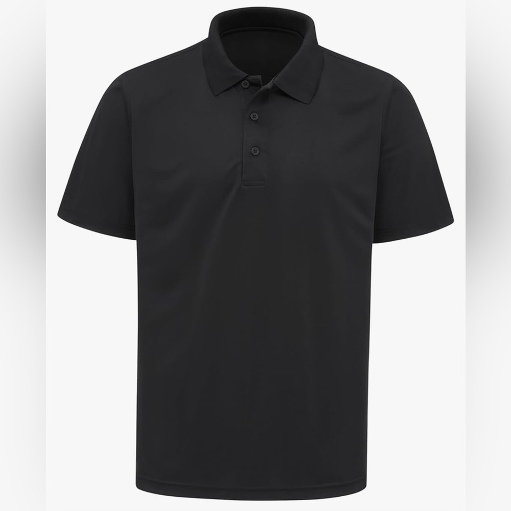 NWOT Red Kap Black Polo Shirt - Size Large